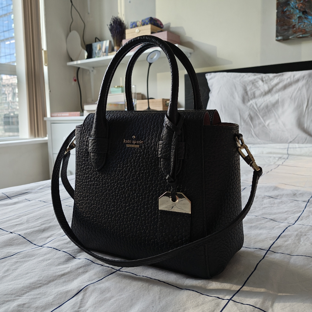 Nwot Kate Spade Leather Top Handle Tote